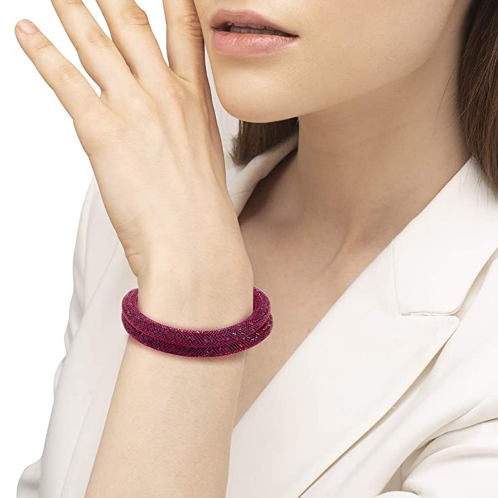 Swarovski Ruby Stardust Bracelet